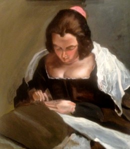 The Needlewoman after Diego Velazquez